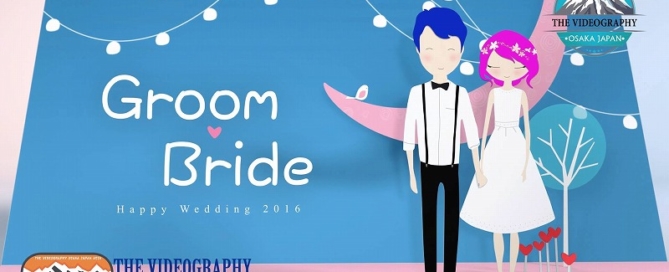ビデオグラフィ 結婚式オープニングムービー ポップアルバム Ver2 020