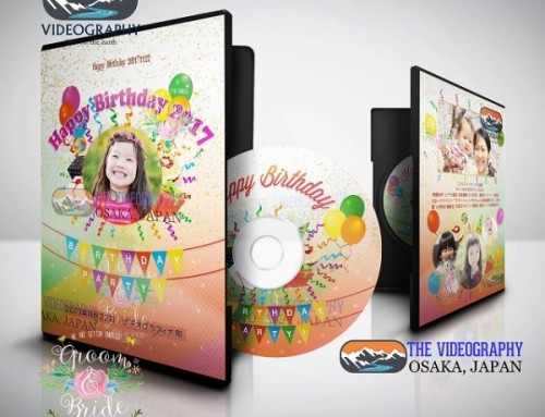 キッズの誕生日用DVDジャケット/パッケージデザイン レーベル/ラベル/盤面印刷デザイン Vol.2