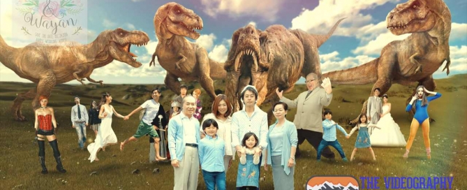 Photo004：パロディ動画：ティラノサウルス/TREX・海外映画「ジュラシック・パーク」風オープニング映像用