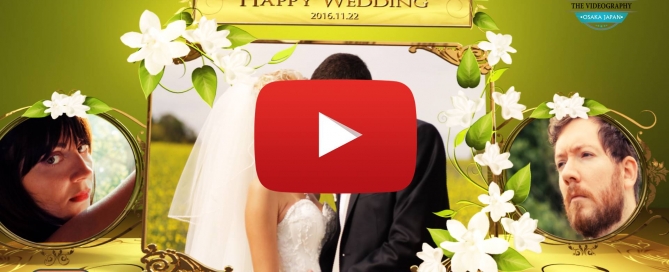 おしゃれでポップな結婚式/披露宴オープニングビデオ