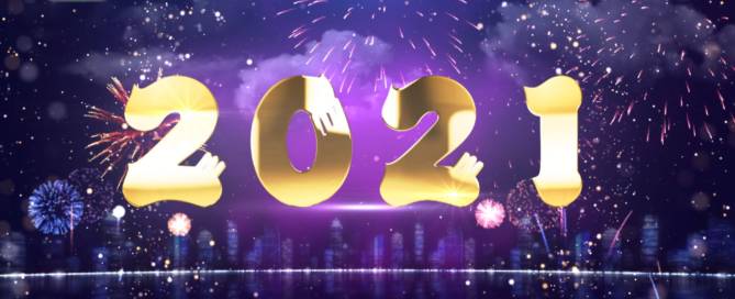 2021年 令和3年・謹賀新年 Happy New Year Countdown 2021. ハッピーニューイヤー カウントダウン