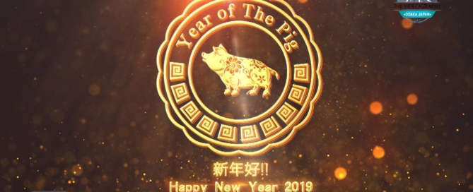 祝你新年好! 中国 旧正月 春節 春节 2019 亥年の新年 オープニングムービー