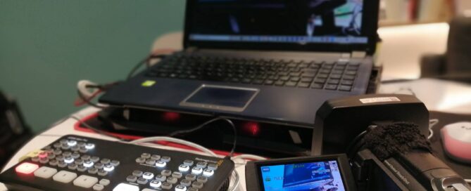 ZOOM ウェビナー ストリーミング機材・Atem mini pro